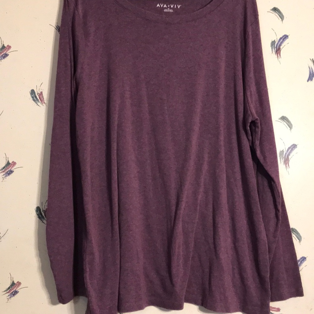💜Ava Viv Long Sleeve T Shirt